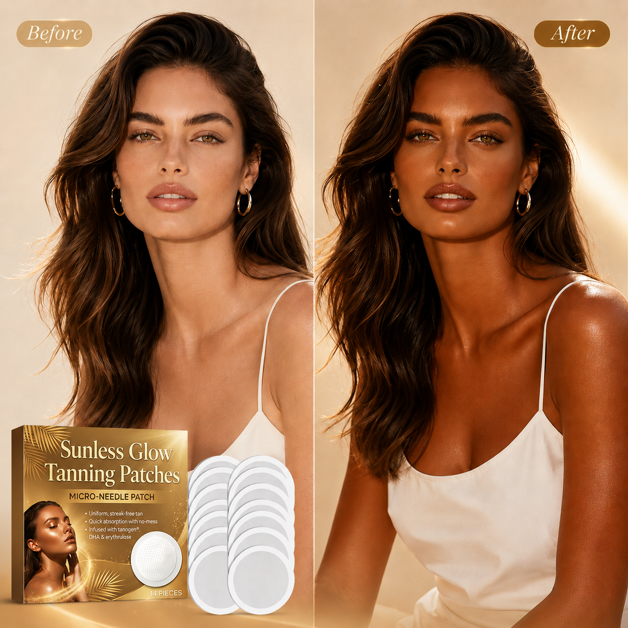 Sunless Glow Tanning Patches