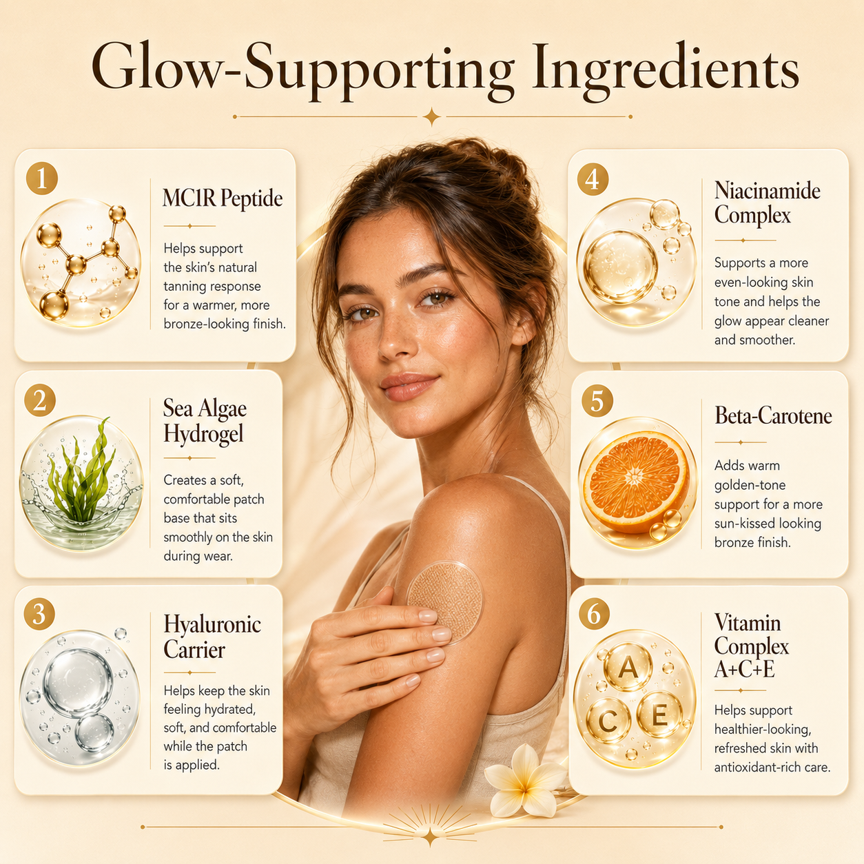 Sunless Glow Tanning Patches